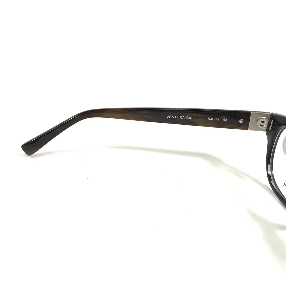 Public Eyeworks Eyeglasses Frames VENTURA-C02 Brown Tortoise 54-19-145